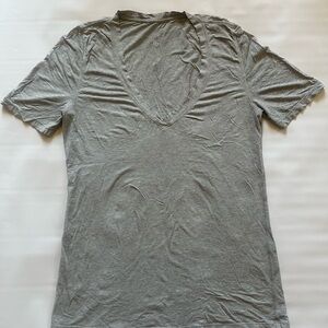 lululemon athletica Gray V-Neck Blouse
